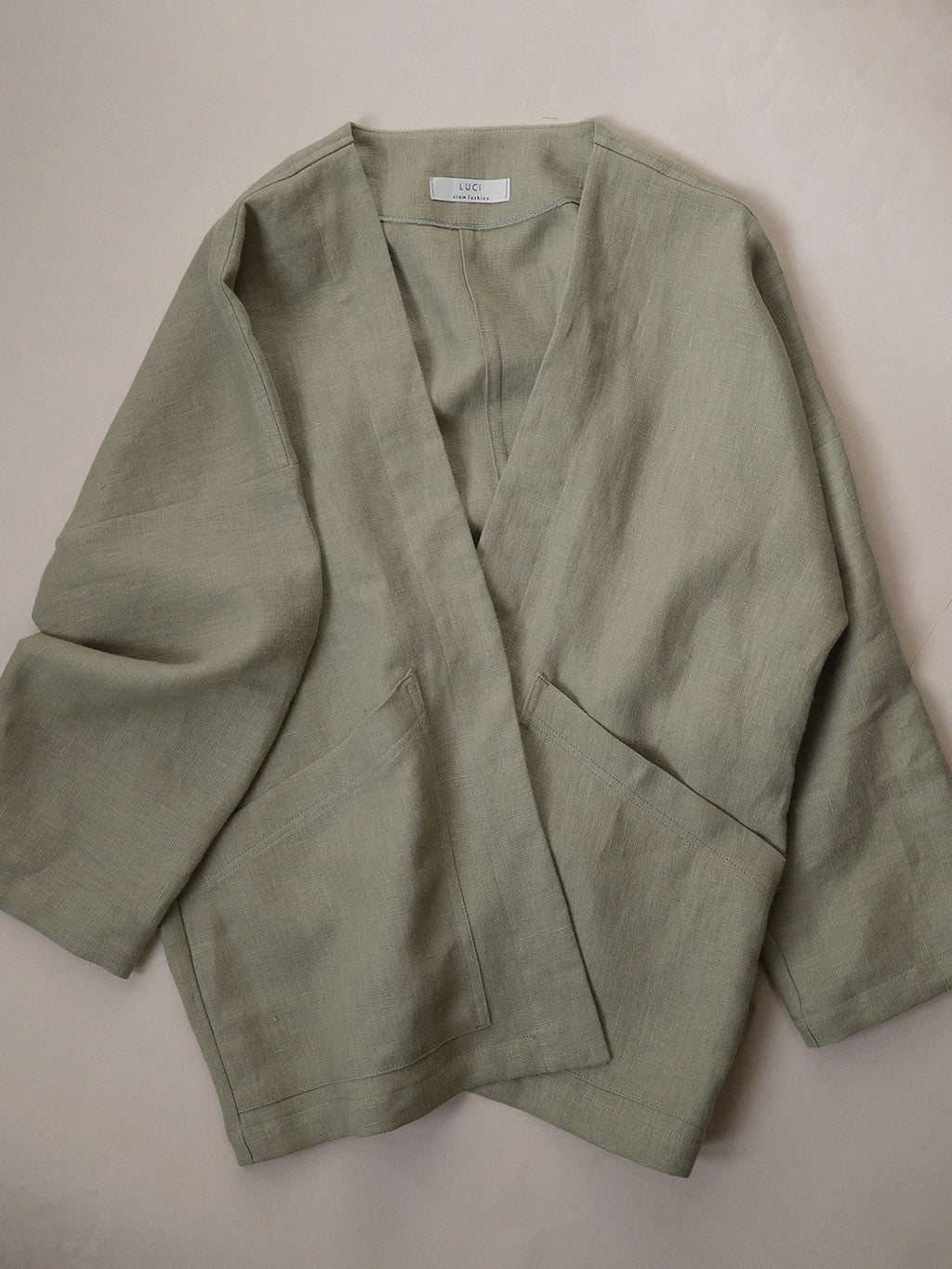 Basic kimono jacket - 100% linen - Kimono - 100% lan
