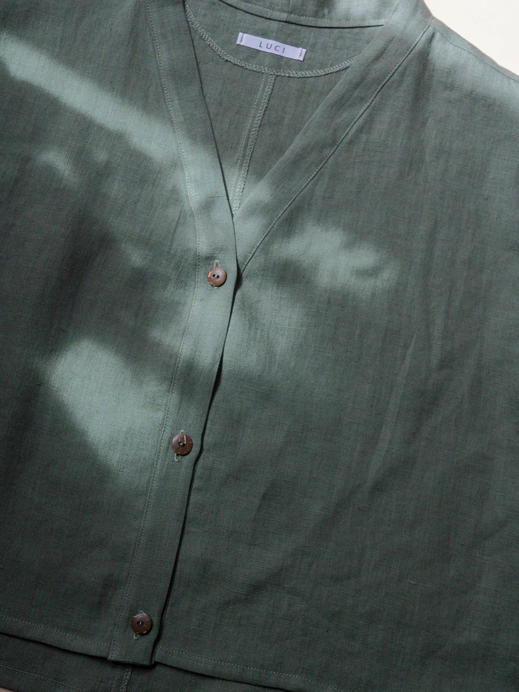 Crop linen shirt - 100% linen - Lanena srajca - 100% lan
