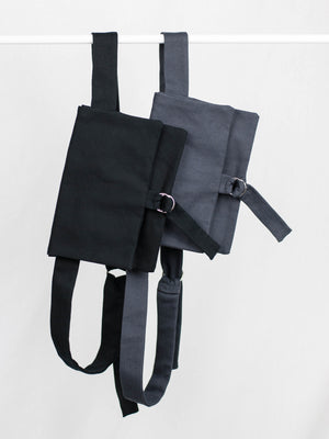 Handmade belt bag. GOTS certified organic cotton.