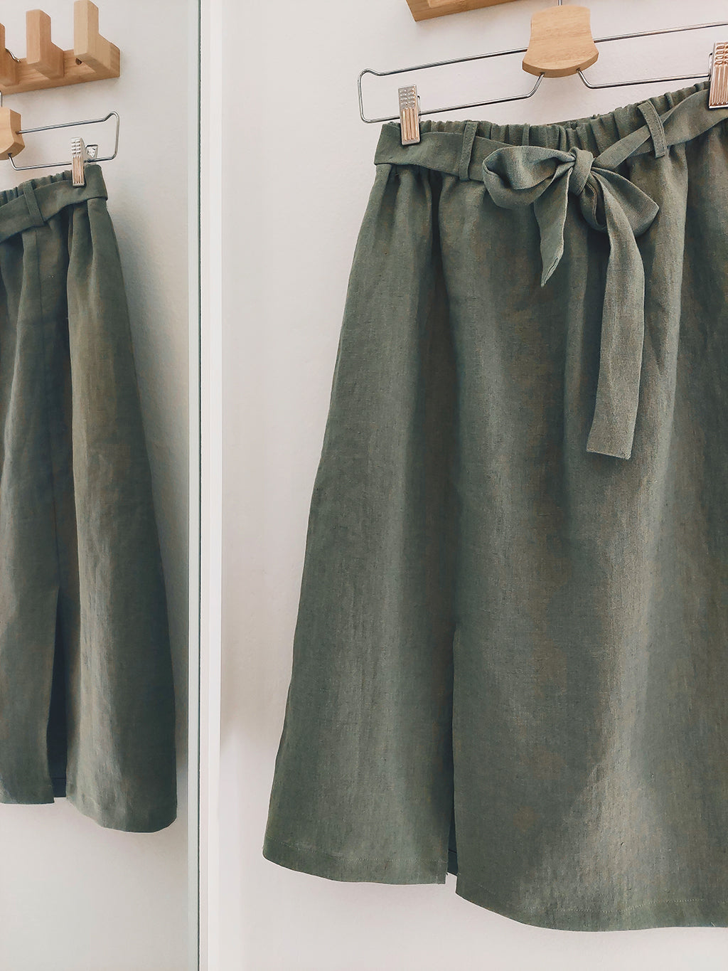 Linen love skirt - 100% linen - Laneno midi krilo