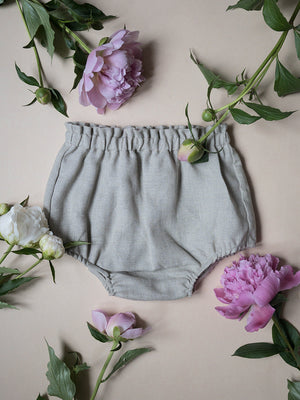 Linen Baby Bloomers - Lanene hlačke za dojenčke