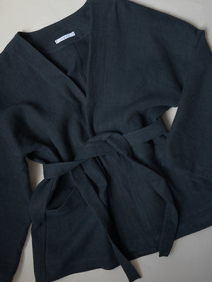 Basic kimono jacket - 100% linen - Kimono - 100% lan