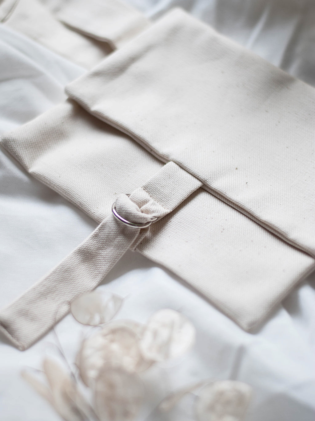 Belt bag - GOTS cerified organic cotton - Torbica iz organskega bombaža
