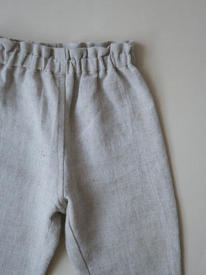 Linen Pants | paper bag waist